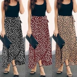 Shein Midi heart wrap skirt